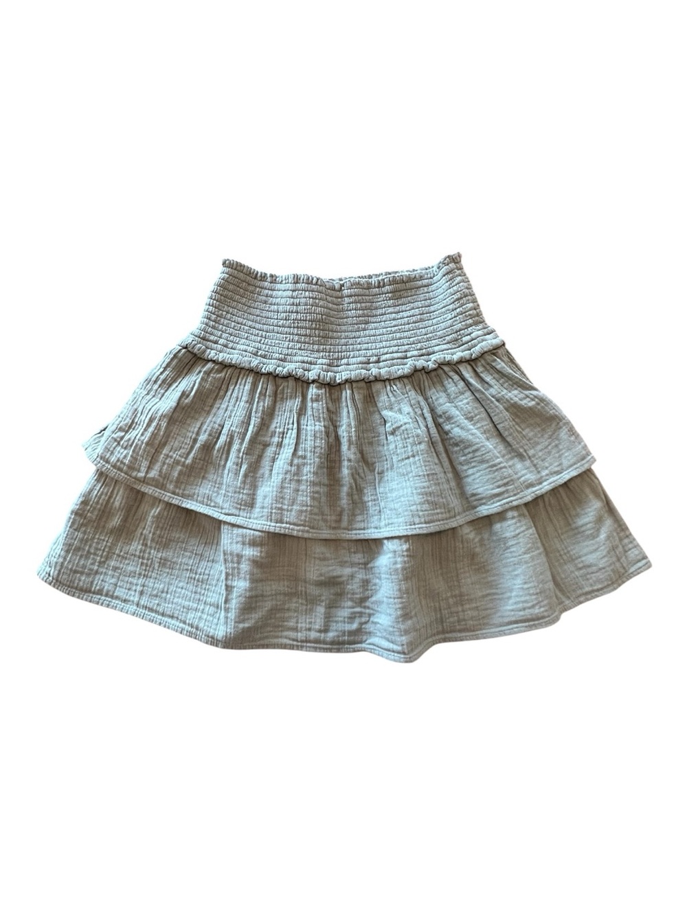 🐳 Vineyard Vines Tiered Cotton-Blend Skirt